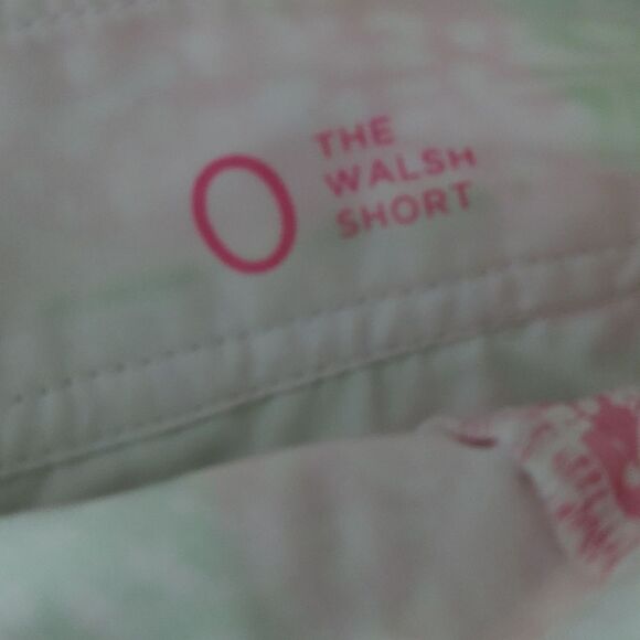 Lilly Pulitzer  green pink fruit animal print flat front  The Walsh Short Sz 0 - Picture 6 of 7